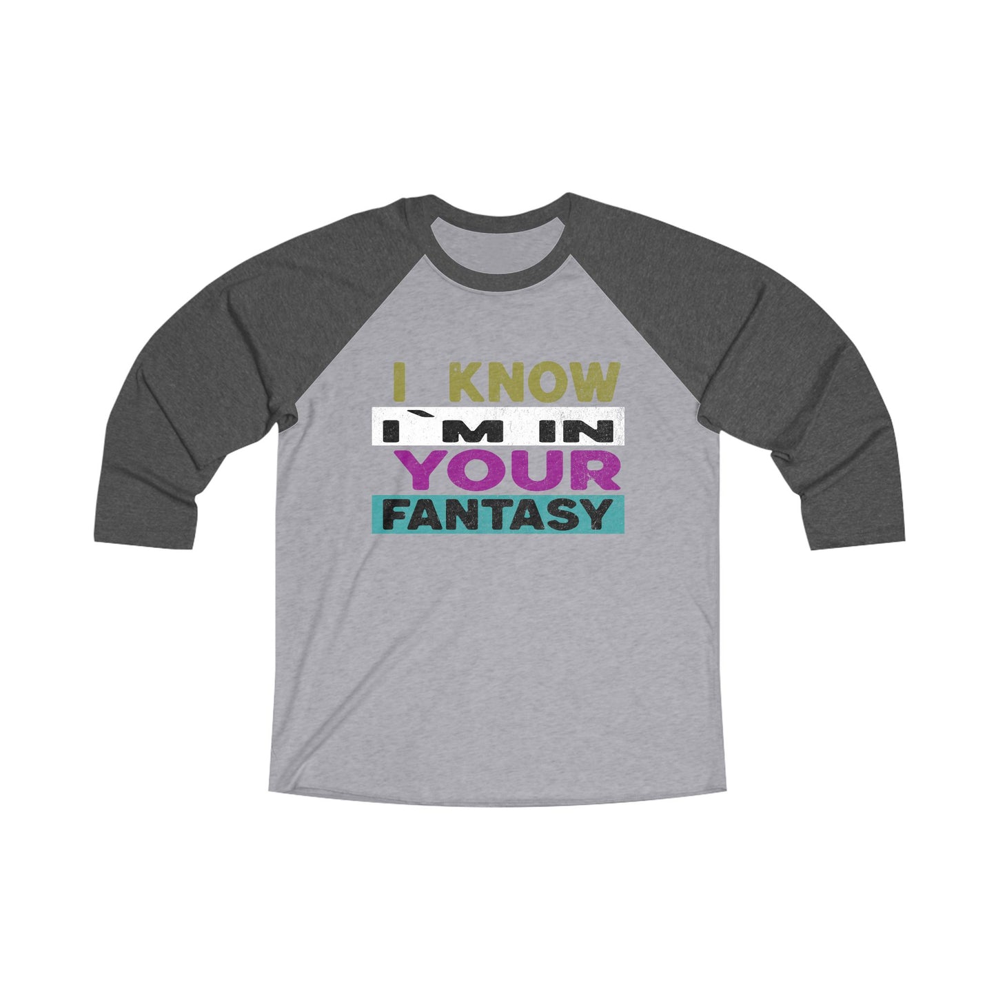 Fantasy Unisex Tri-Blend 3\4 Raglan Tee