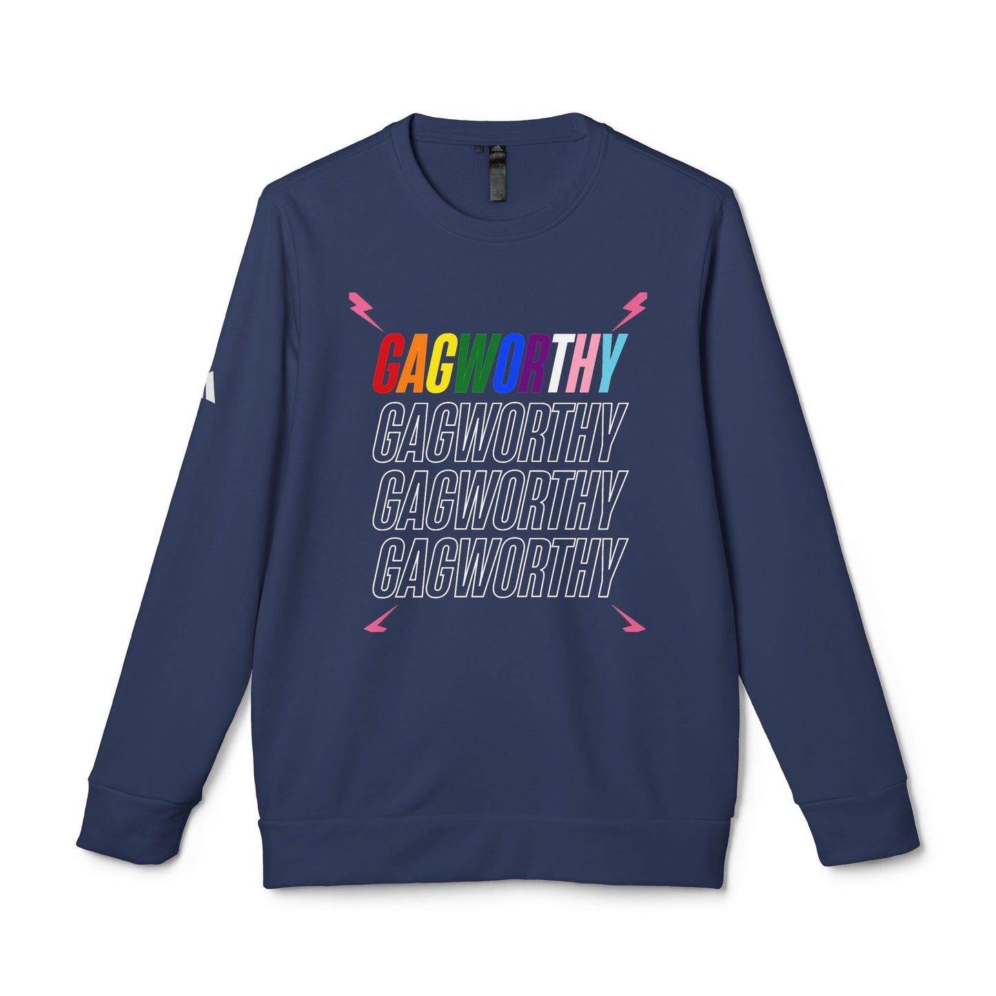 Gagworthy adidas Unisex Fleece Crewneck Sweatshirt