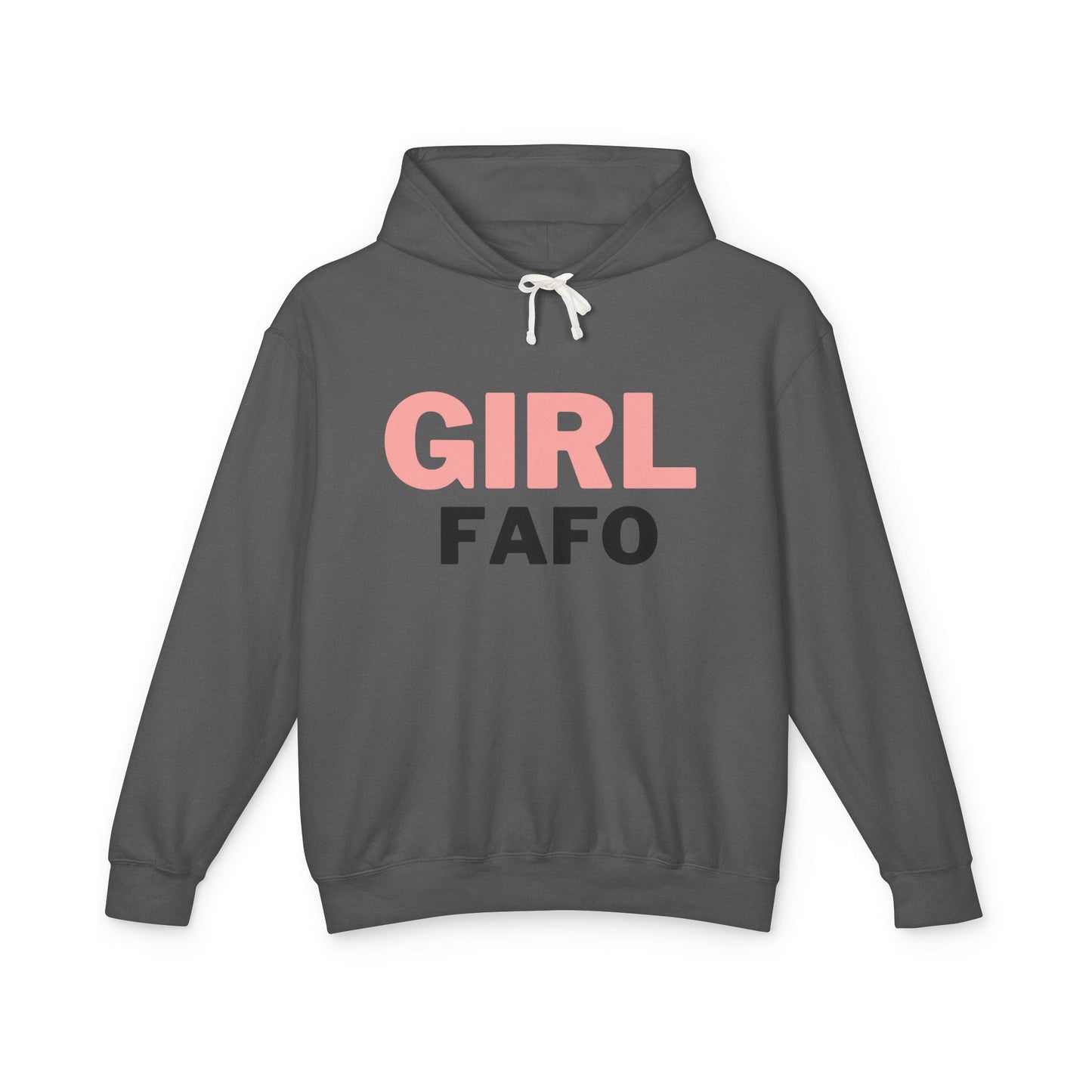 Girl FAFO Unisex Lightweight Hooded Sweatshirt