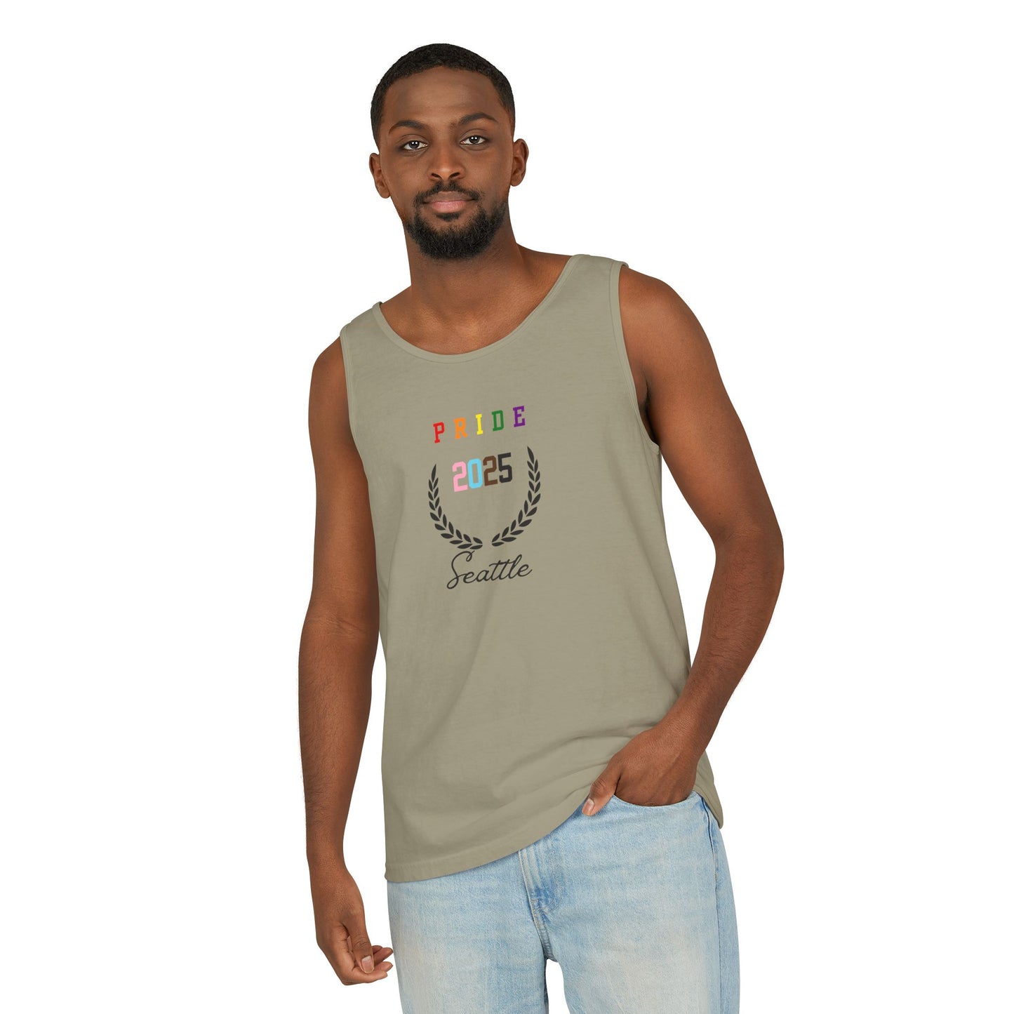 Seattle Pride Unisex Garment-Dyed Tank Top