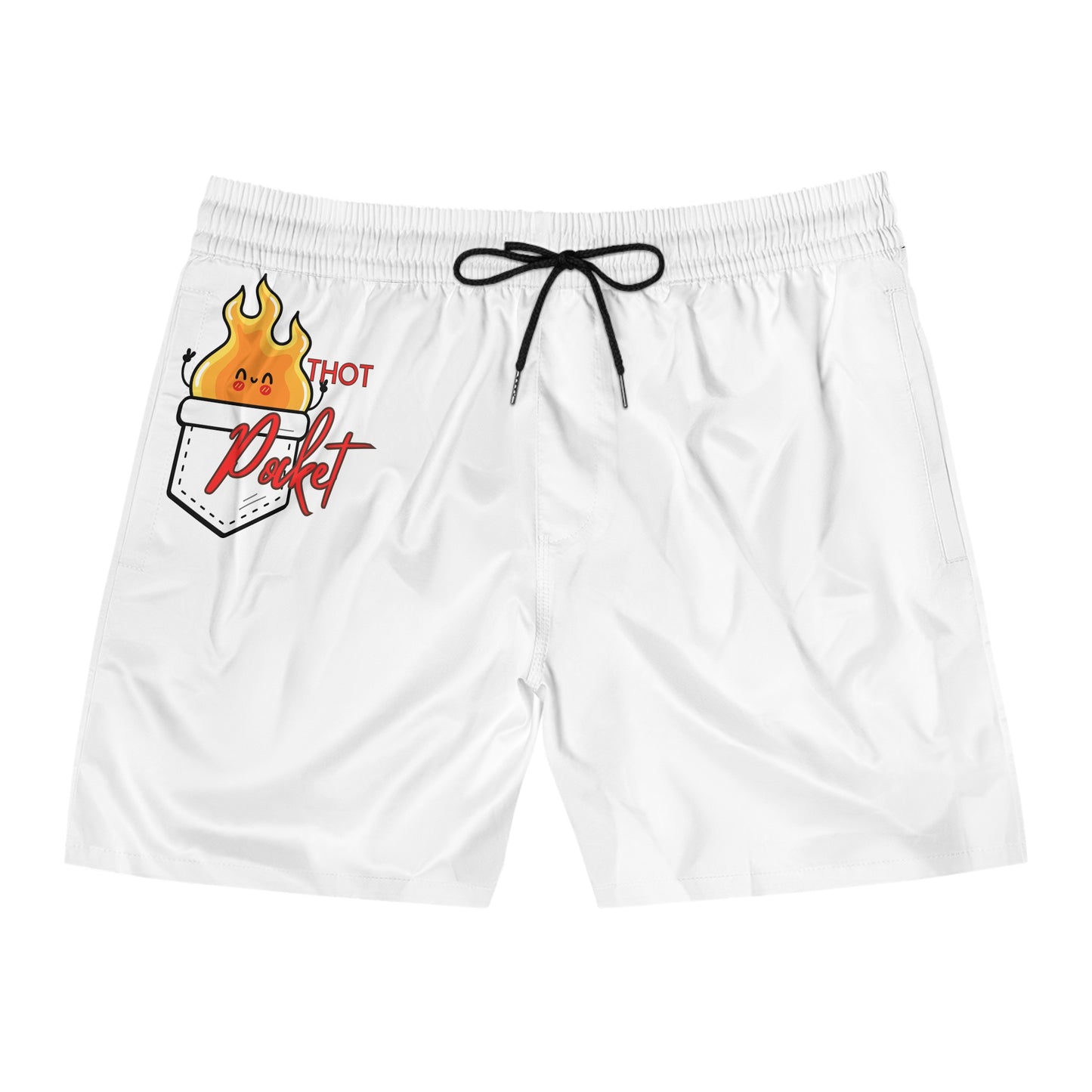Thot pocket Men's Mid-Length Swim Shorts (AOP)