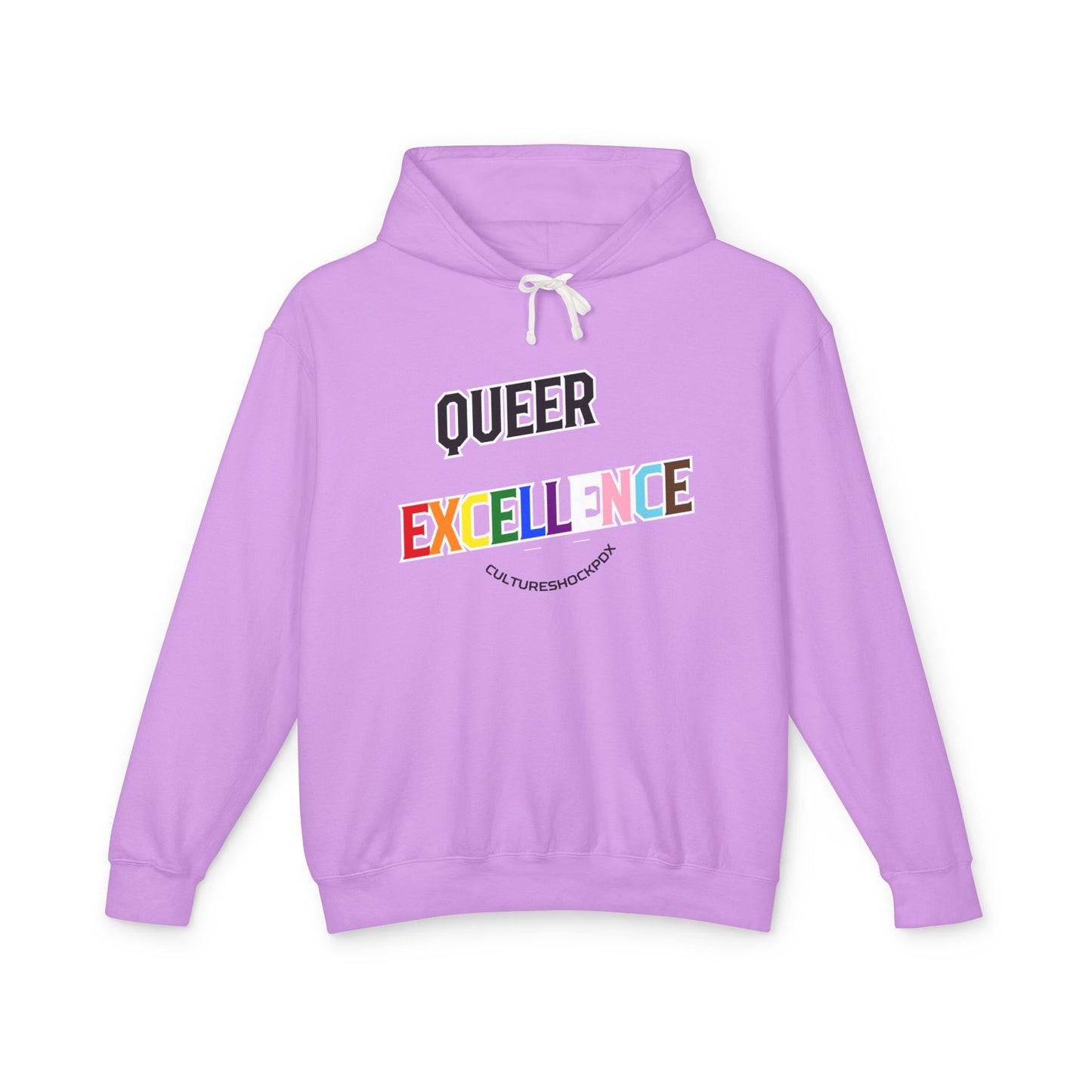 Queer Excellence Unisex Lightweight Hooded Sweatshirt