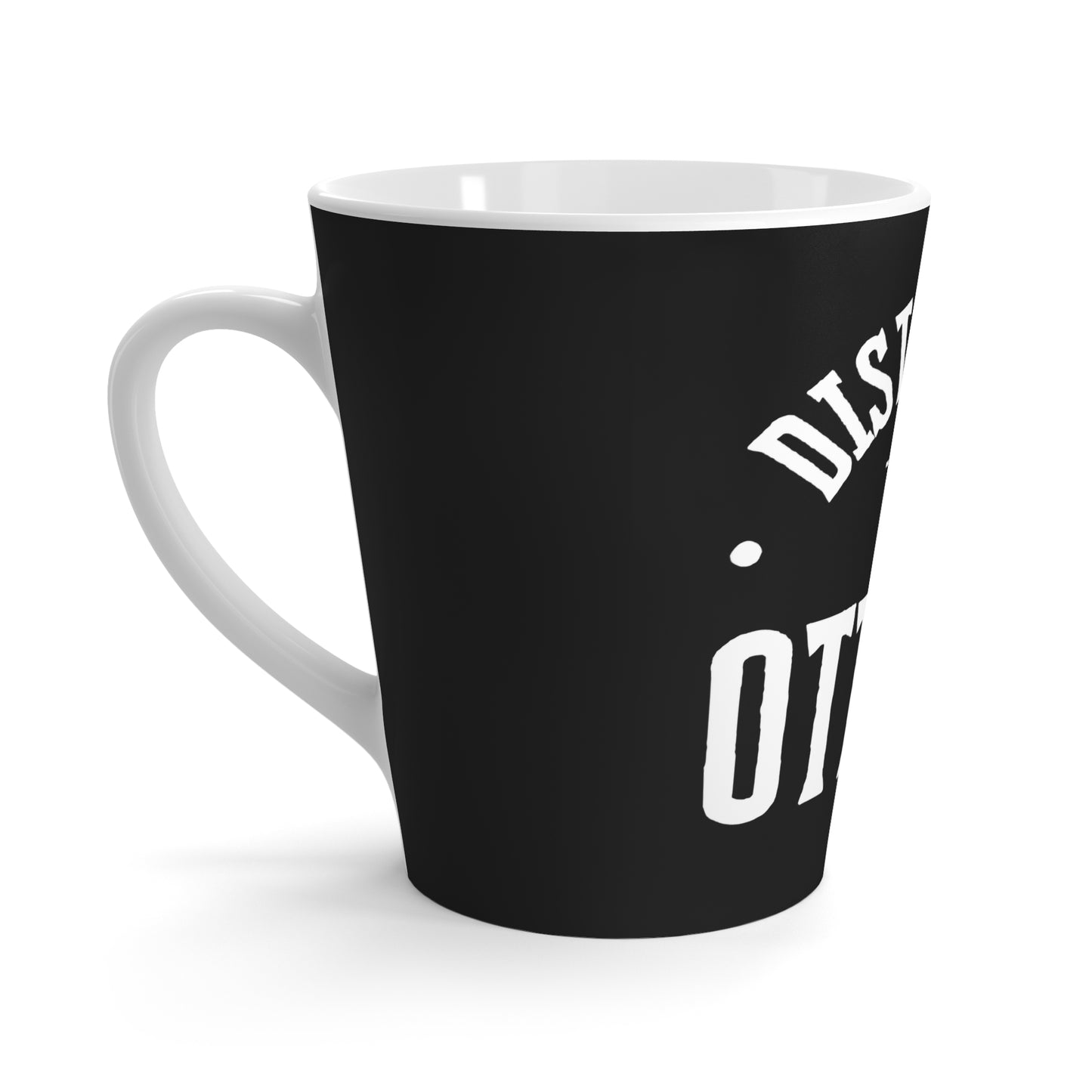 Distracted By Otters Latte Mug