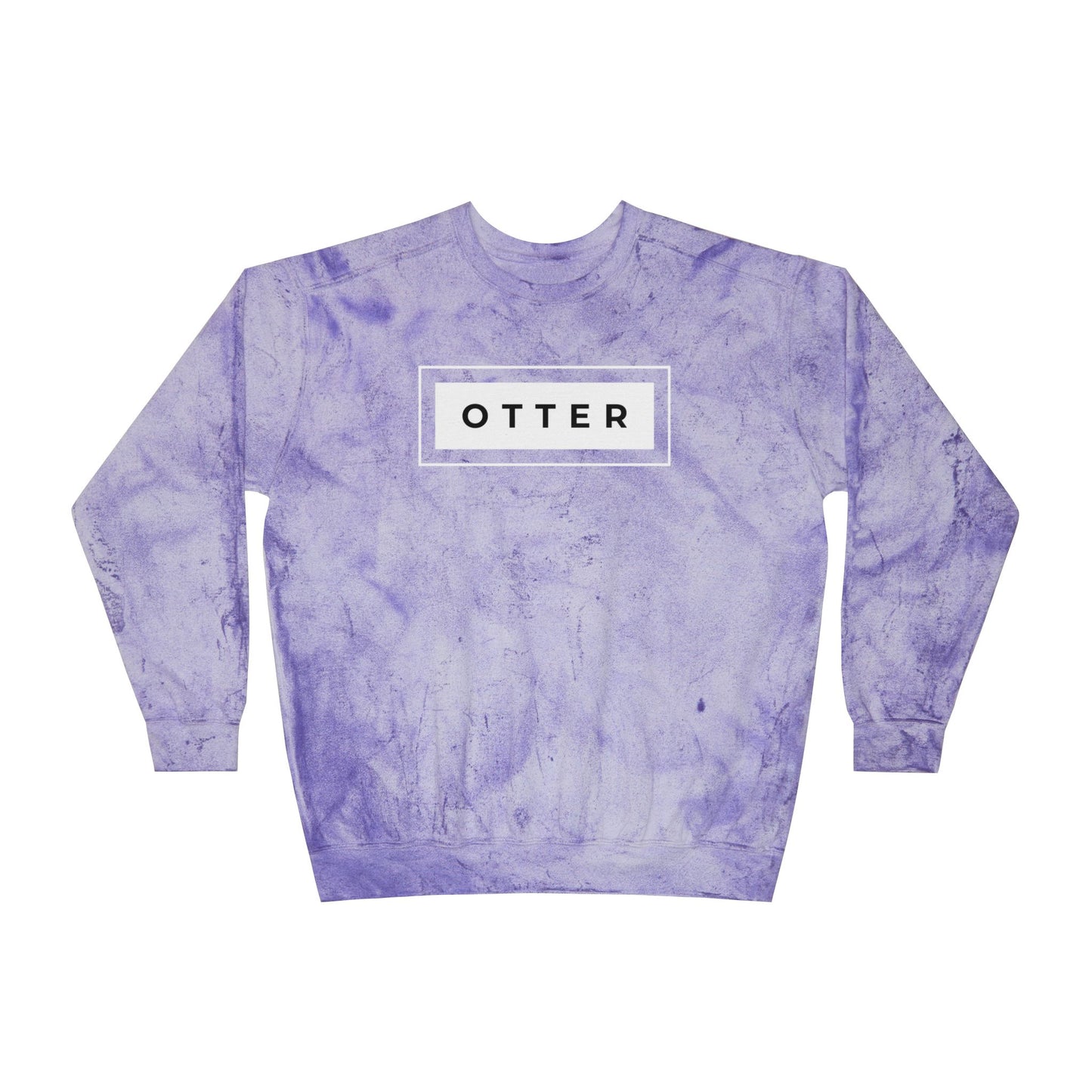 Otter Unisex Color Blast Crewneck Sweatshirt