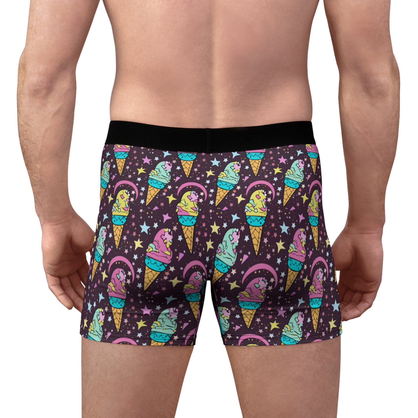 Icecream Galaxy Men's Boxer Briefs (AOP)