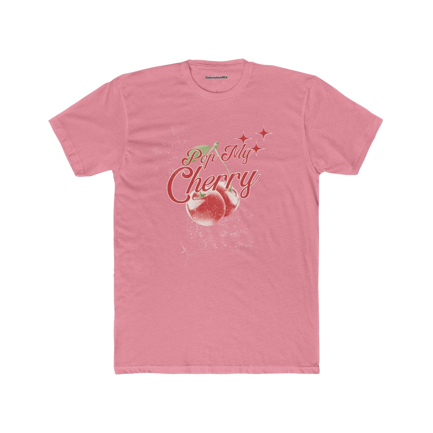Pop My Cherry Unisex Cotton Crew Tee
