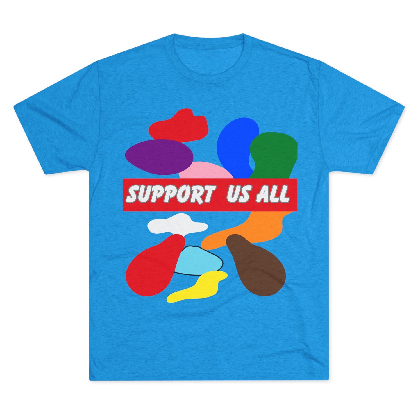 Support us all Unisex Tri-Blend Crew Tee