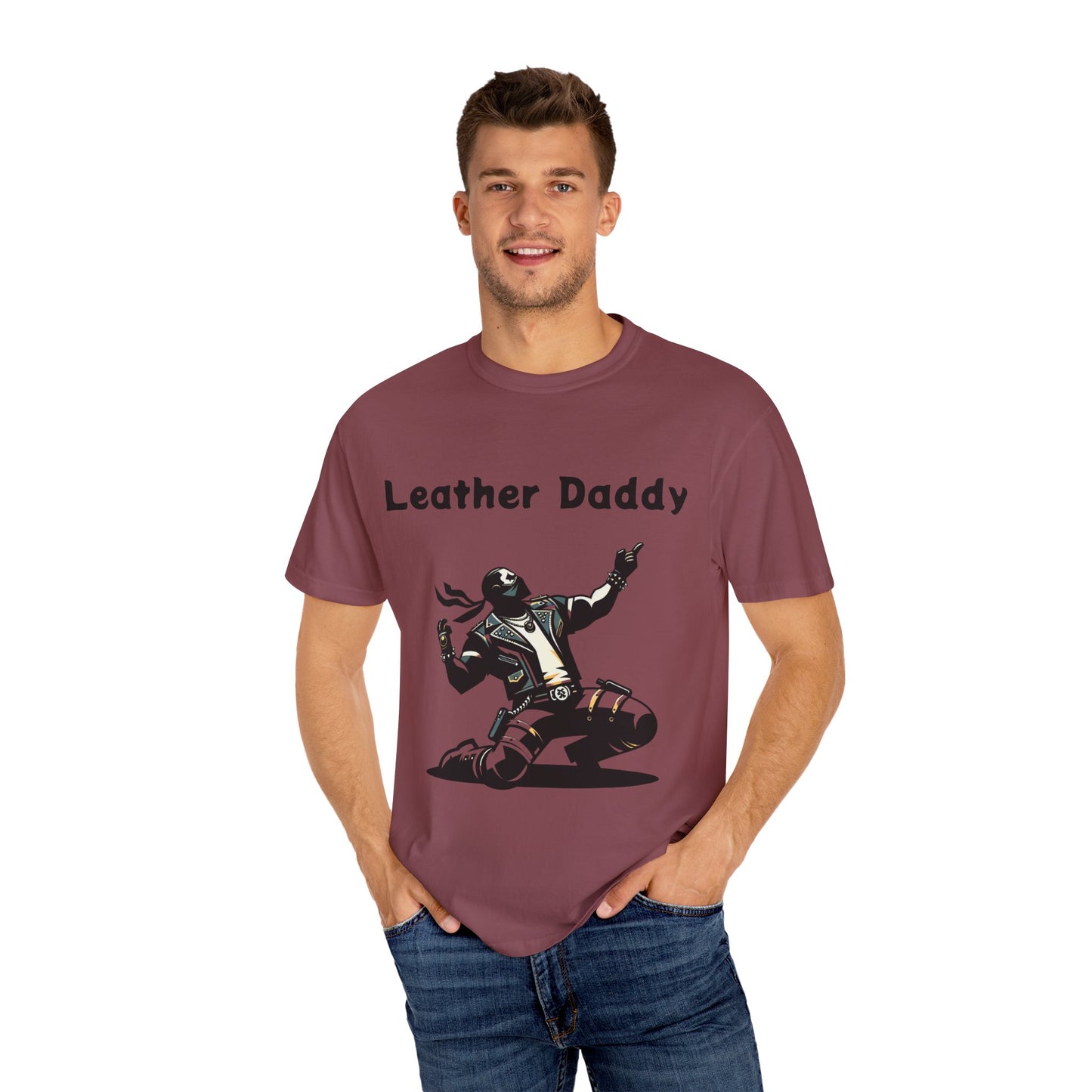 Leather Daddy Unisex Garment-Dyed T-shirt