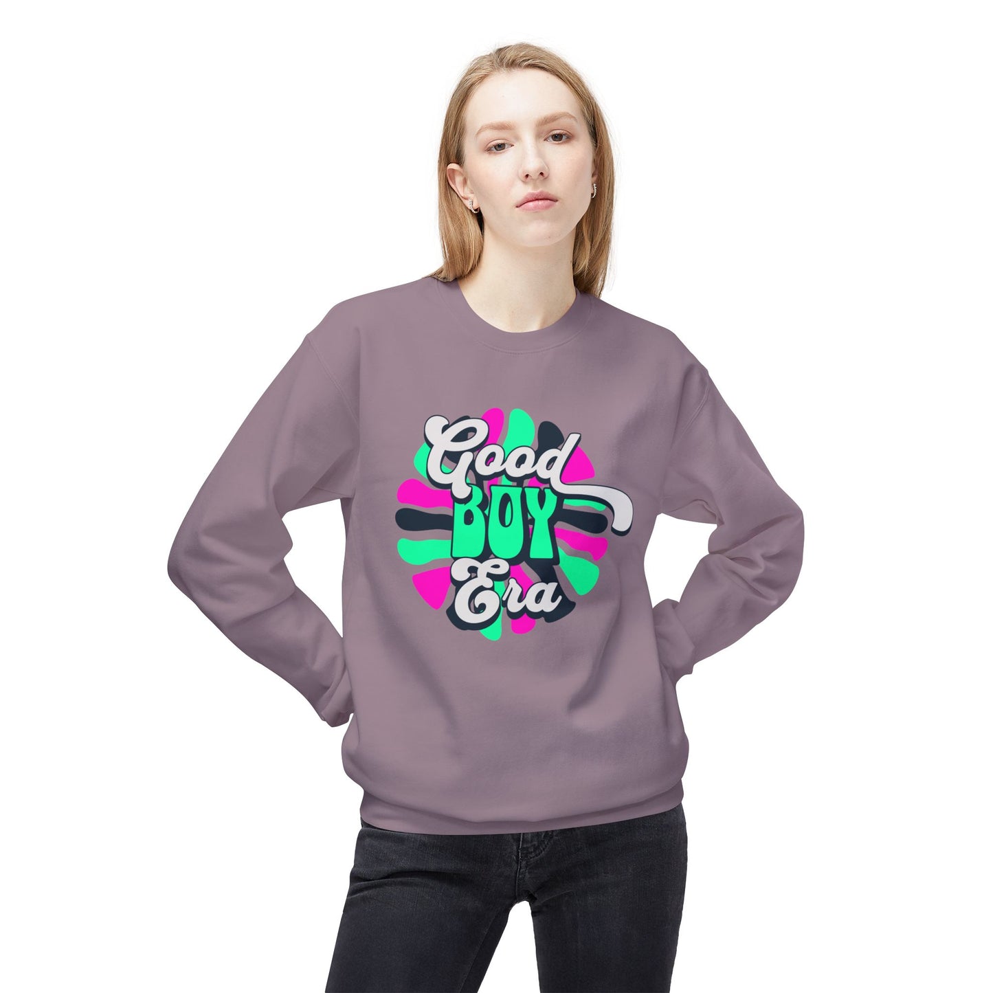 Good Boy Era Unisex Midweight Softstyle Fleece Crewneck Sweatshirt