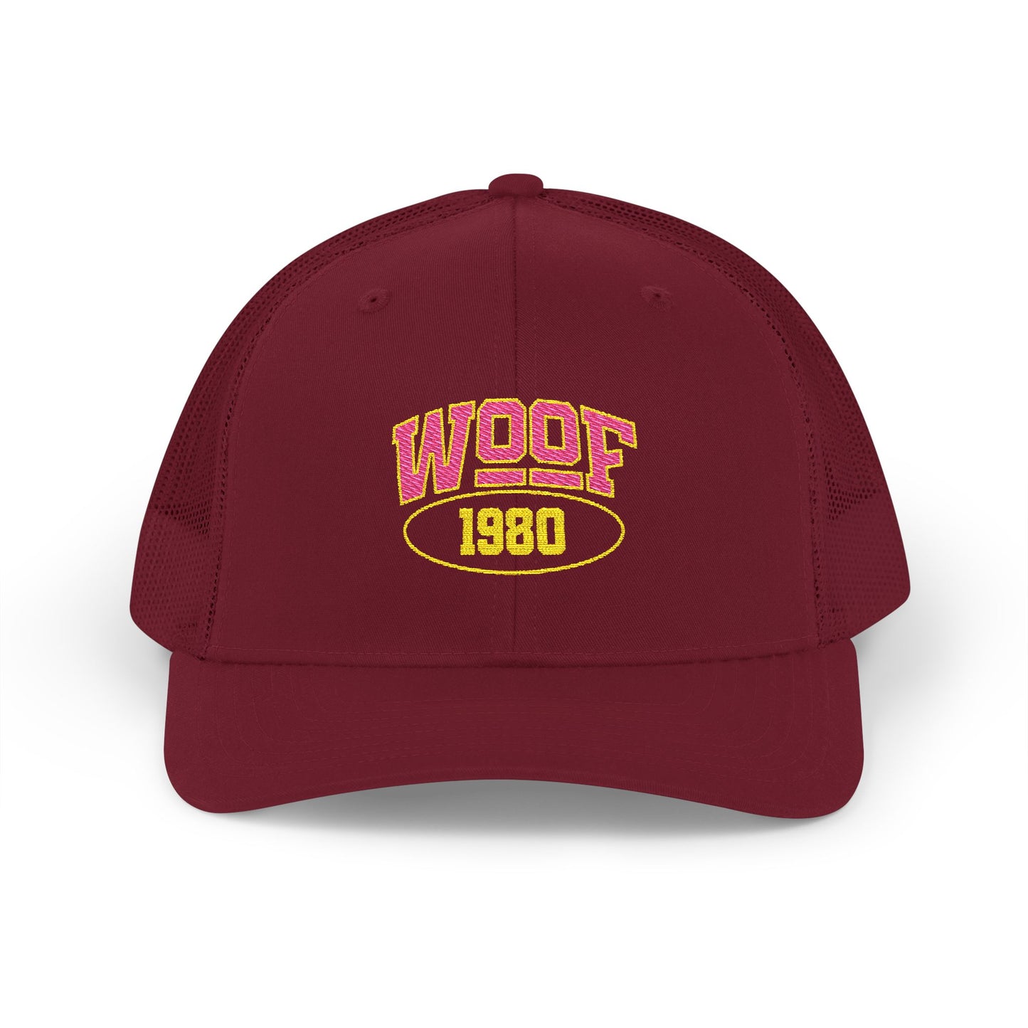 Woof 1980 Snapback Trucker Cap (Embroidery)