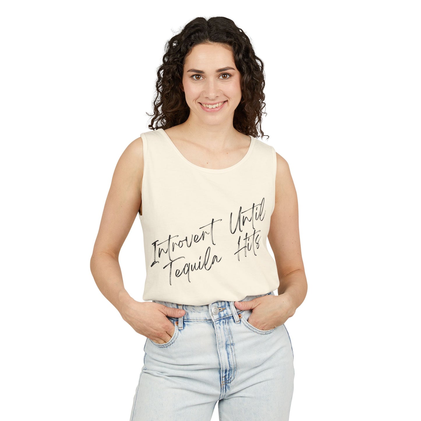 Introvert Until Garment-Dyed Tank Top
