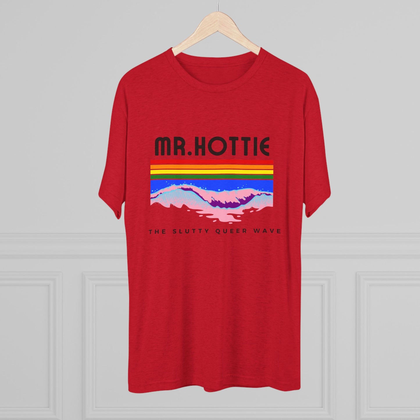 Mr.Hottie Unisex Tri-Blend Crew Tee