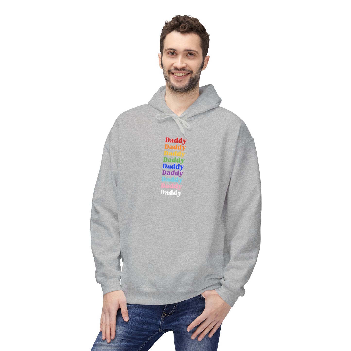 Pride Daddy Unisex Midweight Softstyle Fleece Hoodie