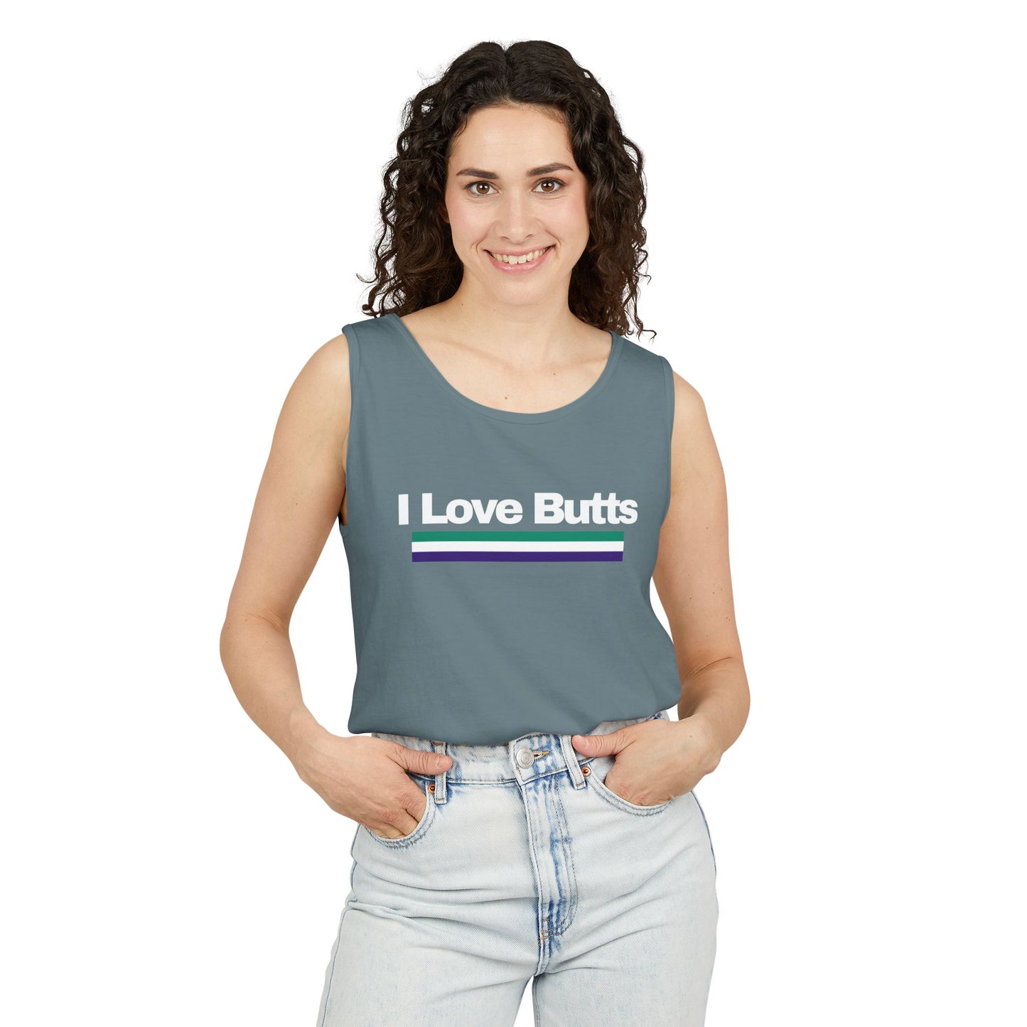 Butts Unisex Garment-Dyed Tank Top