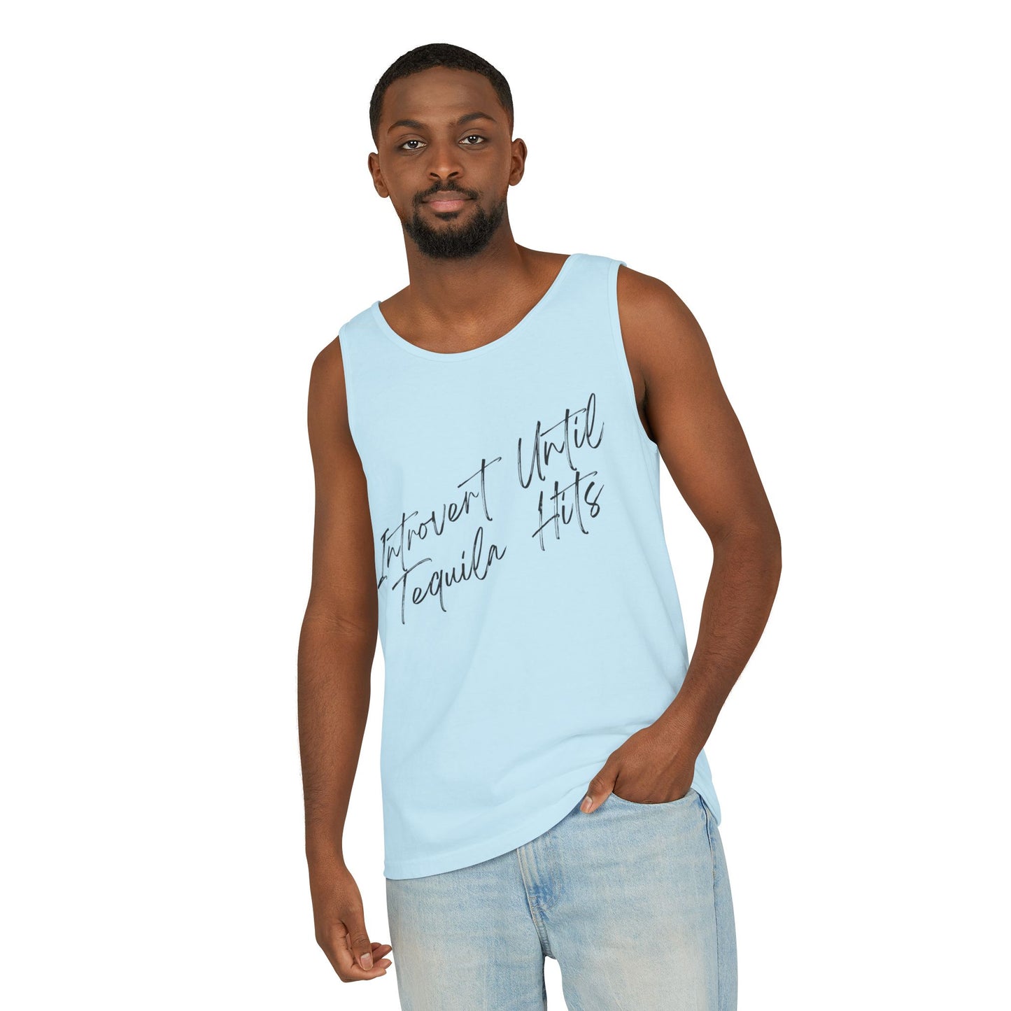 Introvert Until Garment-Dyed Tank Top