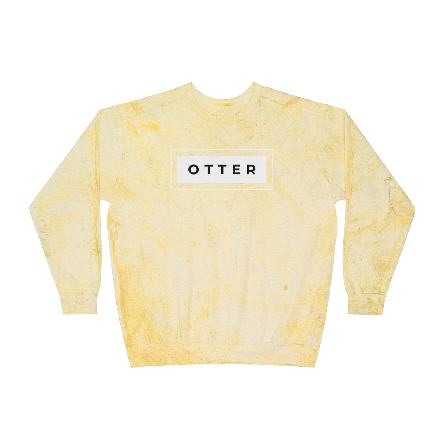 Otter Unisex Color Blast Crewneck Sweatshirt