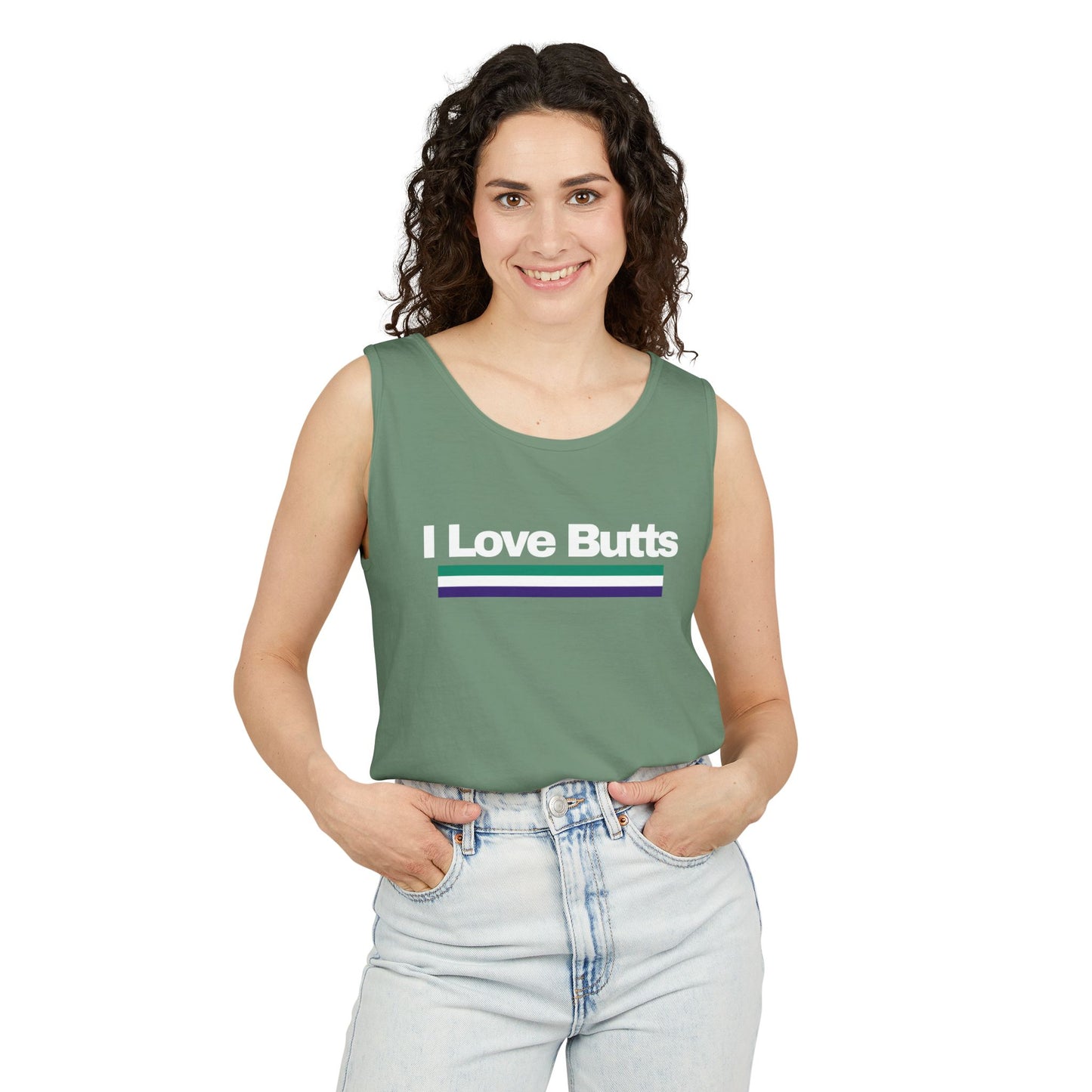 Butts Unisex Garment-Dyed Tank Top