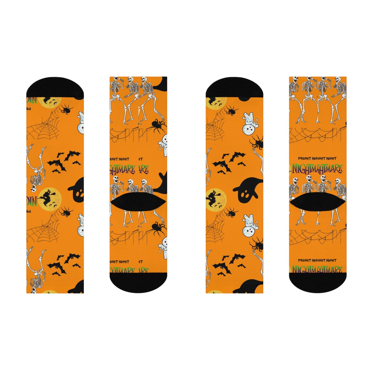 Nightmare Halloween Socks Cushioned Crew Socks