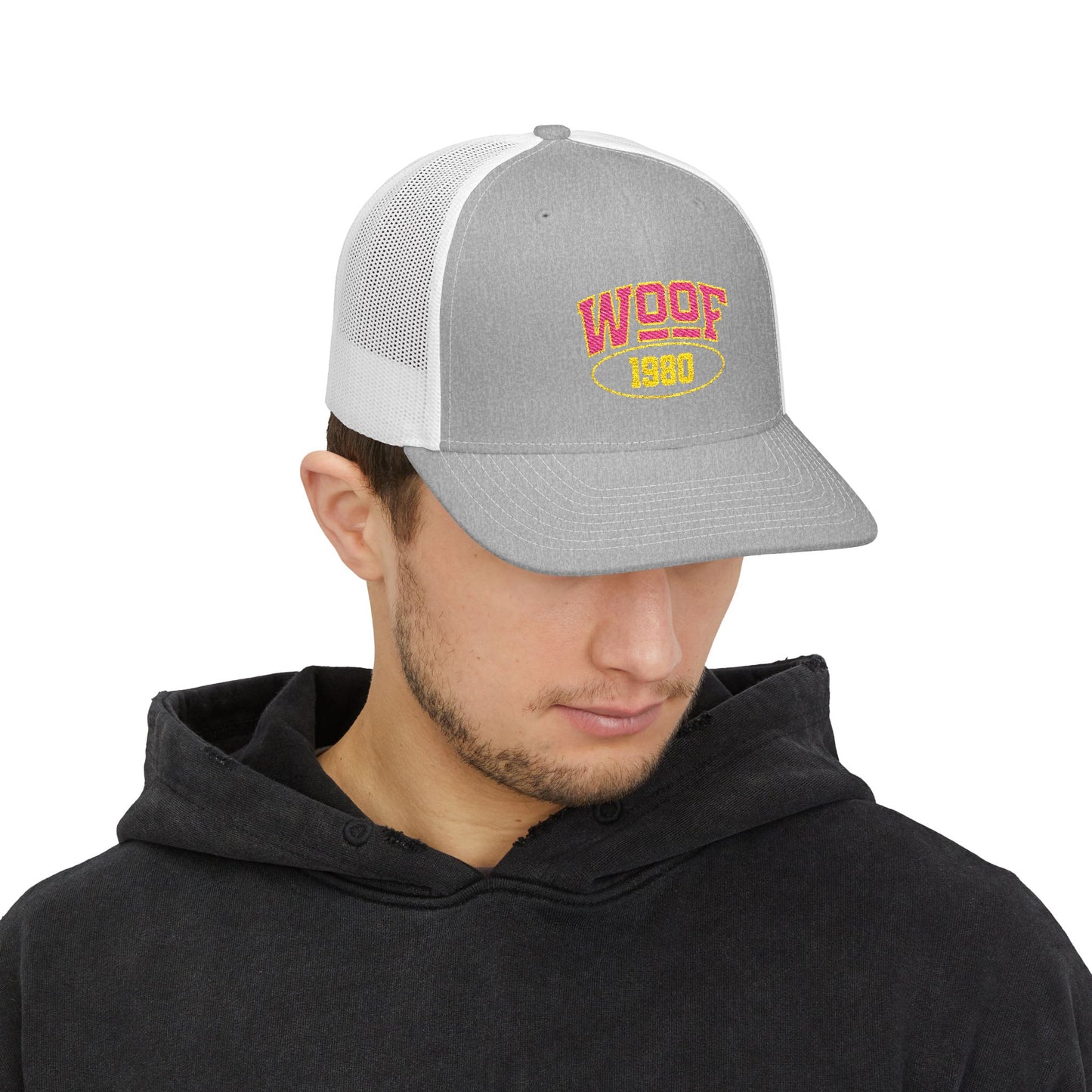 Woof 1980 Snapback Trucker Cap (Embroidery)