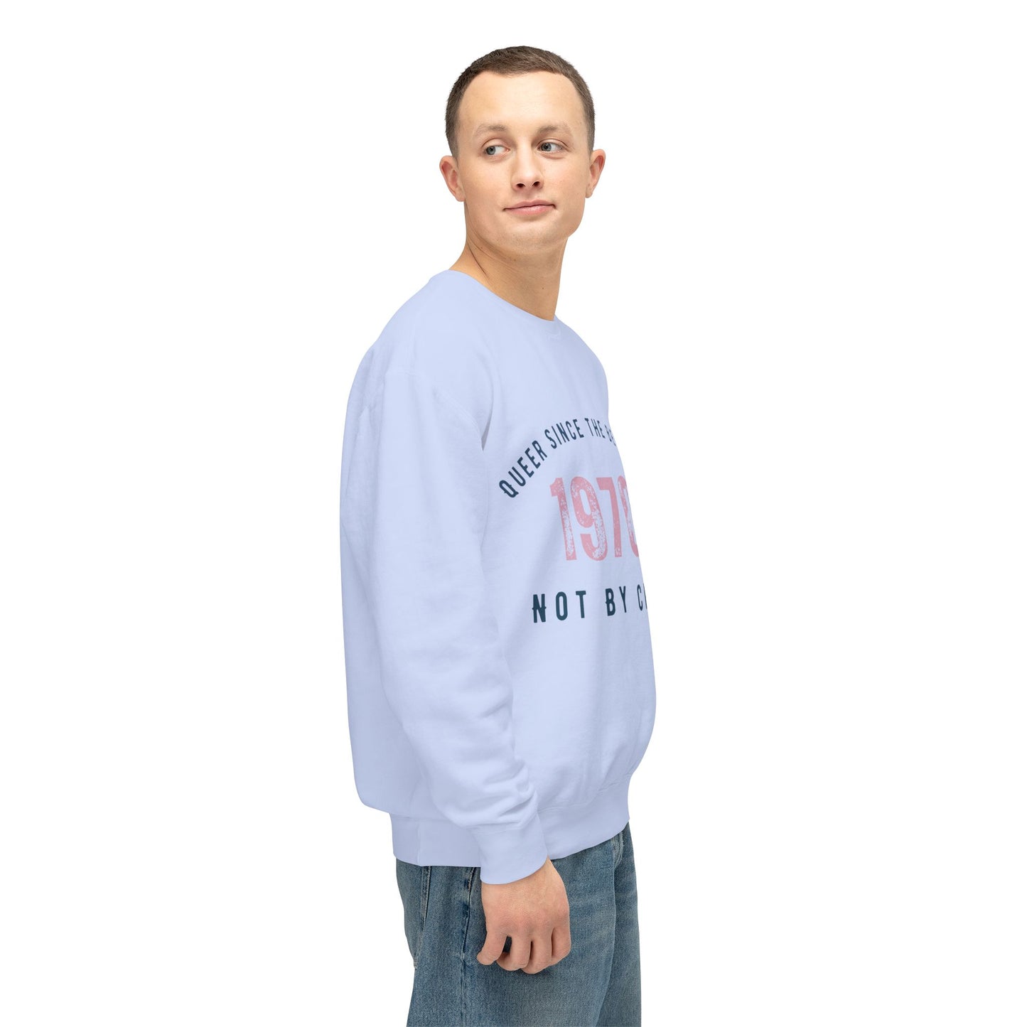 Queer 1970`s Unisex Lightweight Crewneck Sweatshirt