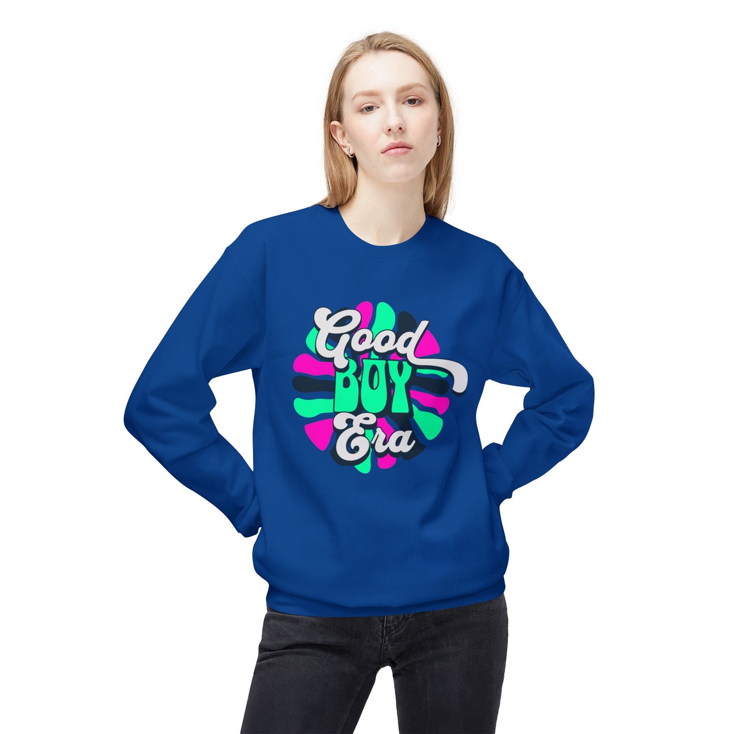 Good Boy Era Unisex Midweight Softstyle Fleece Crewneck Sweatshirt