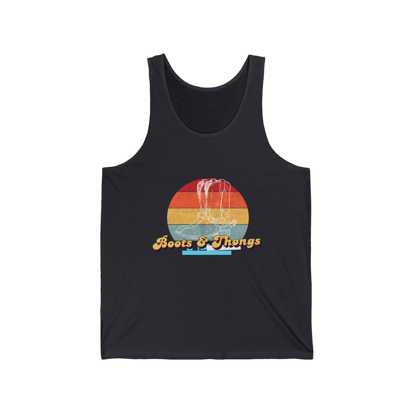 Boots & Thongs Unisex Jersey Tank