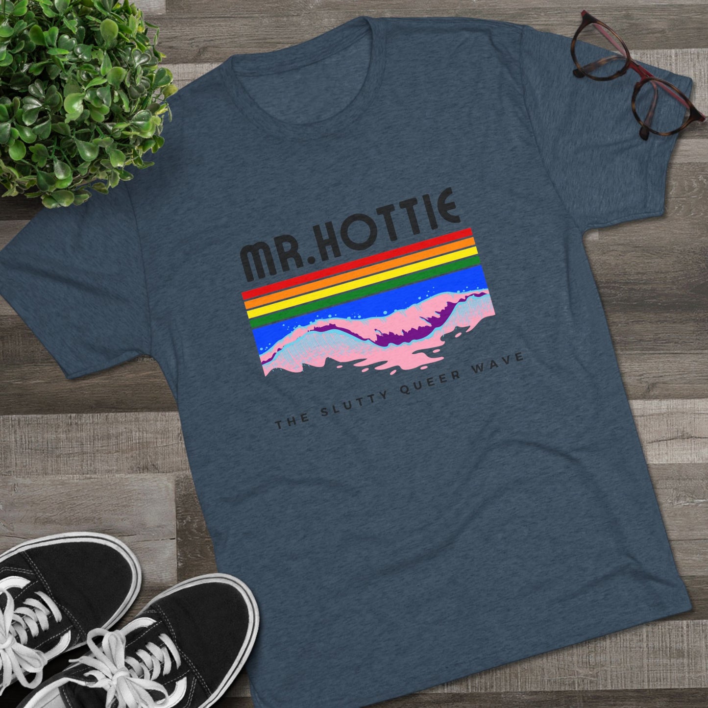 Mr.Hottie Unisex Tri-Blend Crew Tee