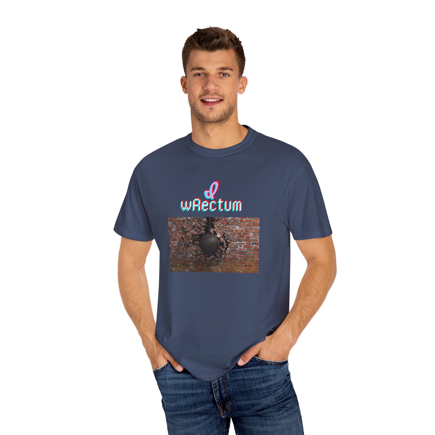I Wrectum Unisex Garment-Dyed T-shirt