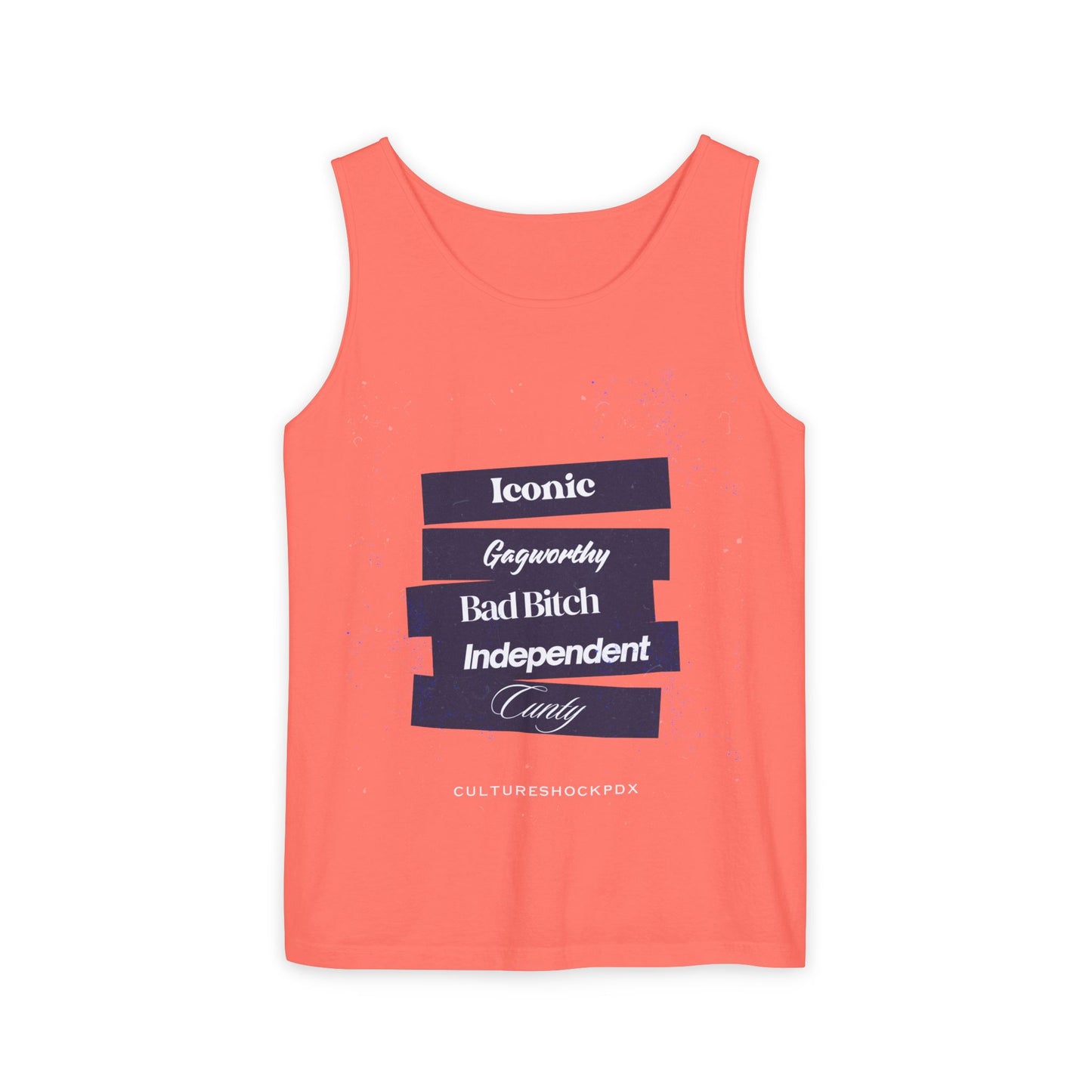 Iconic Unisex Garment-Dyed Tank Top