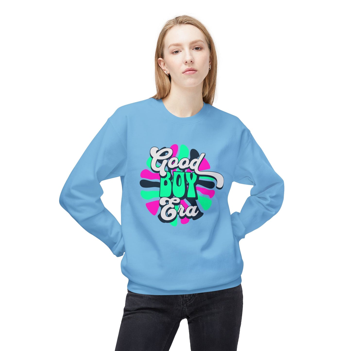 Good Boy Era Unisex Midweight Softstyle Fleece Crewneck Sweatshirt