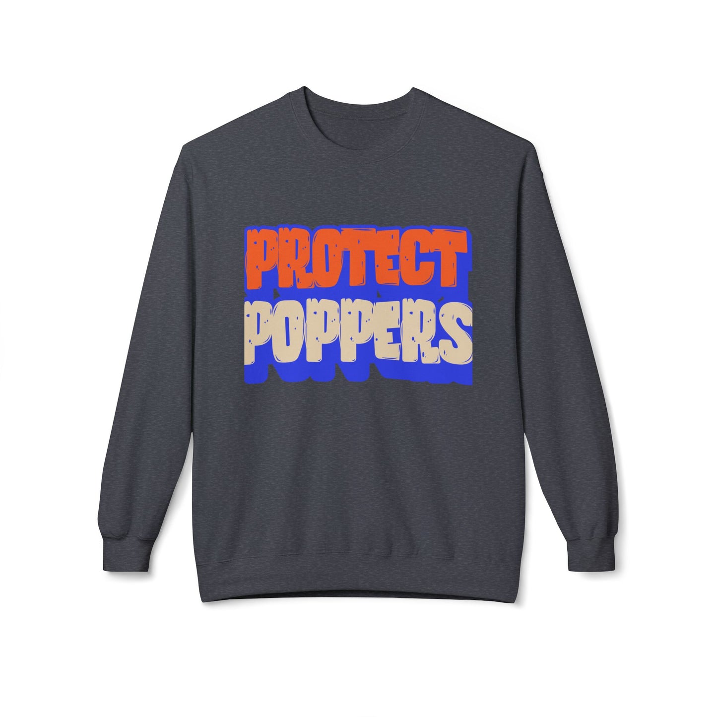 Protect Poppersnisex Midweight Softstyle Fleece Crewneck Sweatshirt