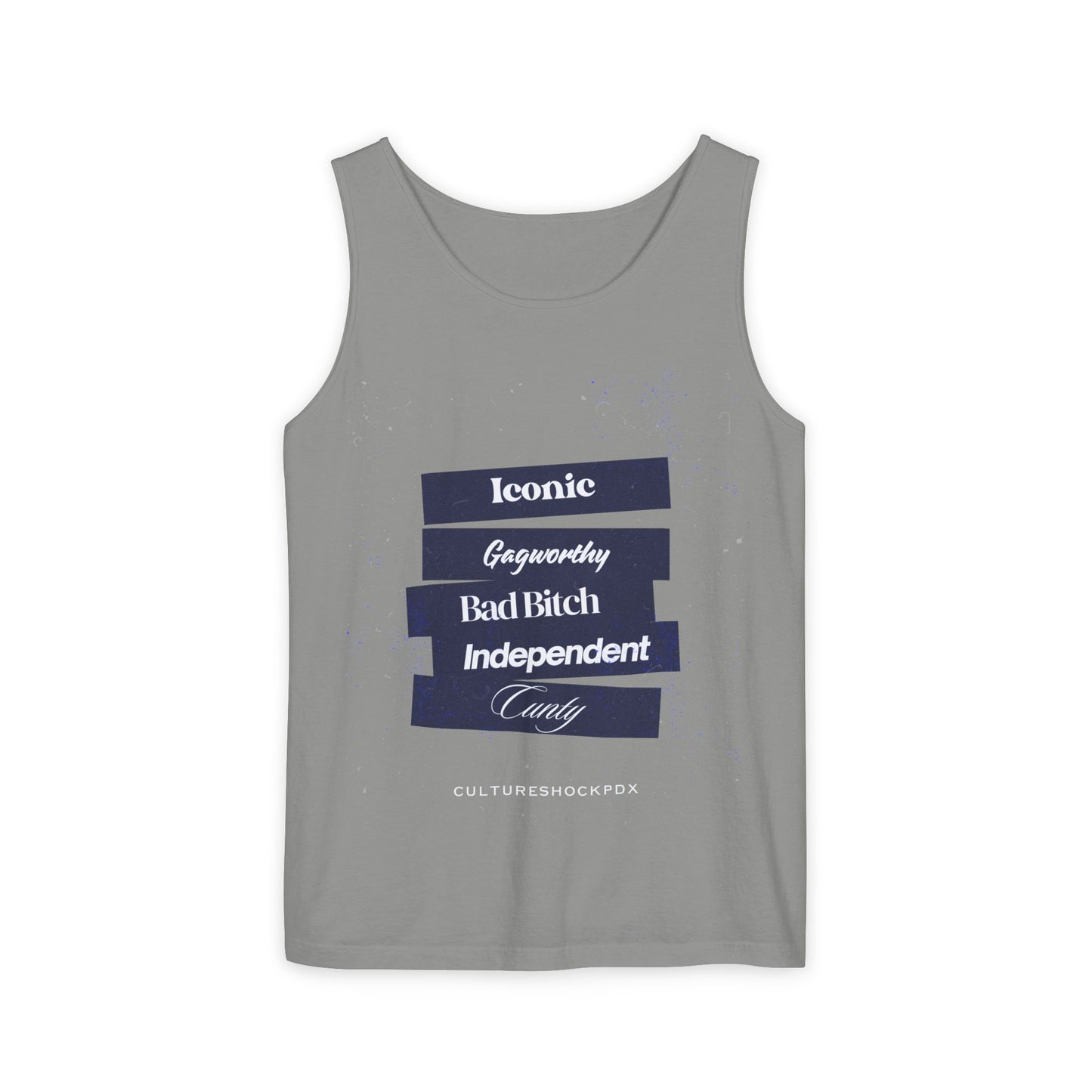 Iconic Unisex Garment-Dyed Tank Top