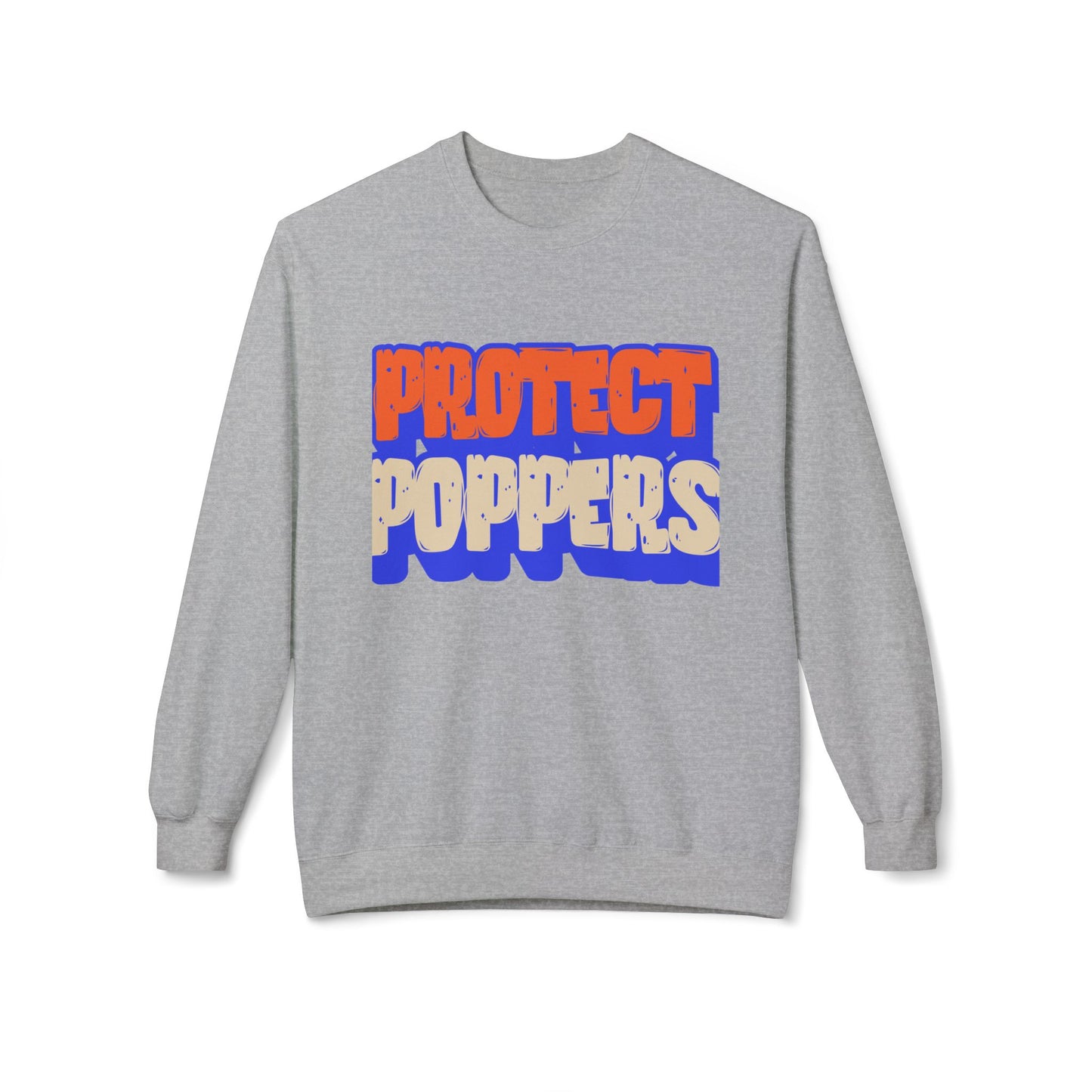 Protect Poppersnisex Midweight Softstyle Fleece Crewneck Sweatshirt