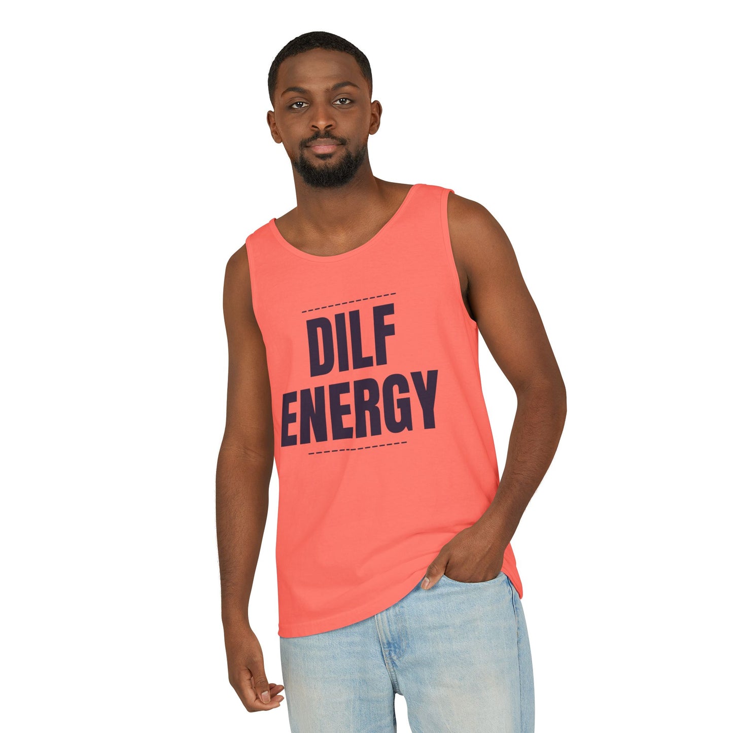 DILF Energy Unisex Garment-Dyed Tank Top