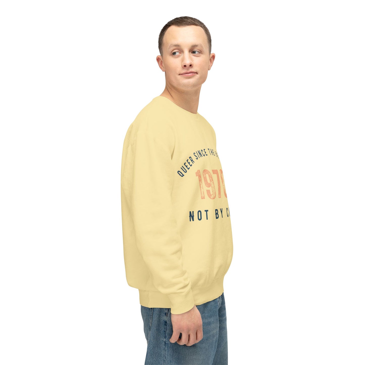 Queer 1970`s Unisex Lightweight Crewneck Sweatshirt