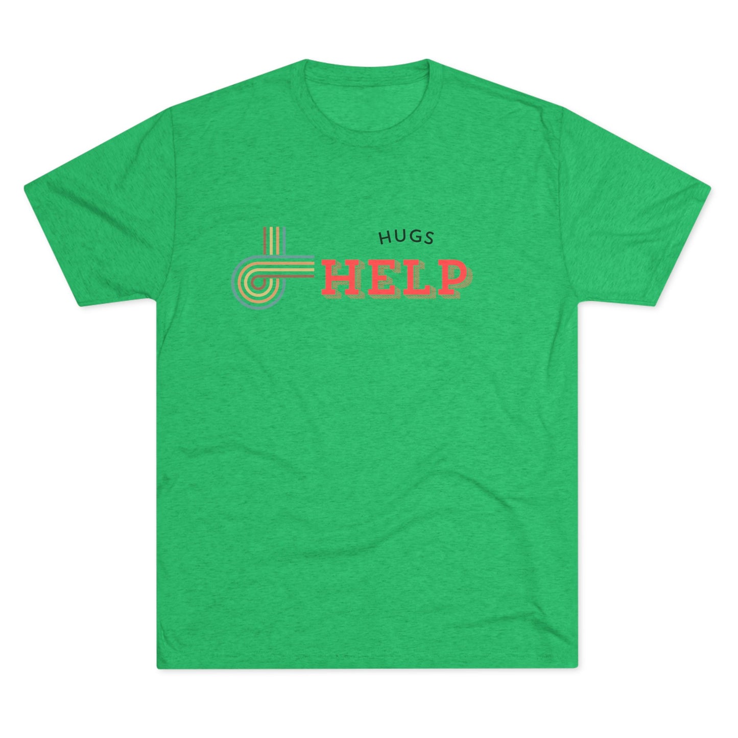 Hugs Help Unisex Tri-Blend Crew Tee
