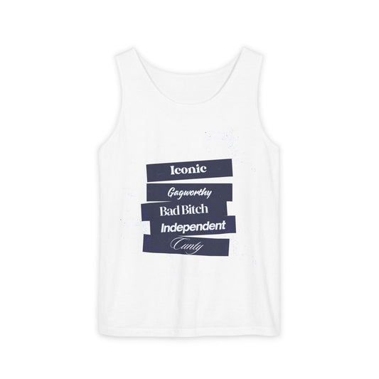 Iconic Unisex Garment-Dyed Tank Top