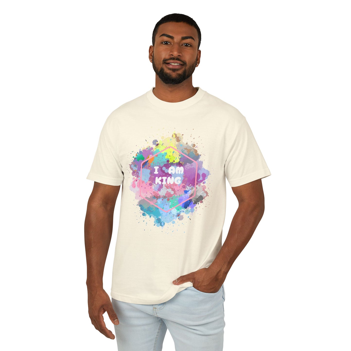 I Am King Unisex Garment-Dyed Heavyweight Cotton Tee
