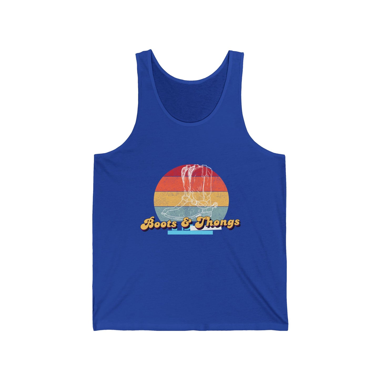 Boots & Thongs Unisex Jersey Tank