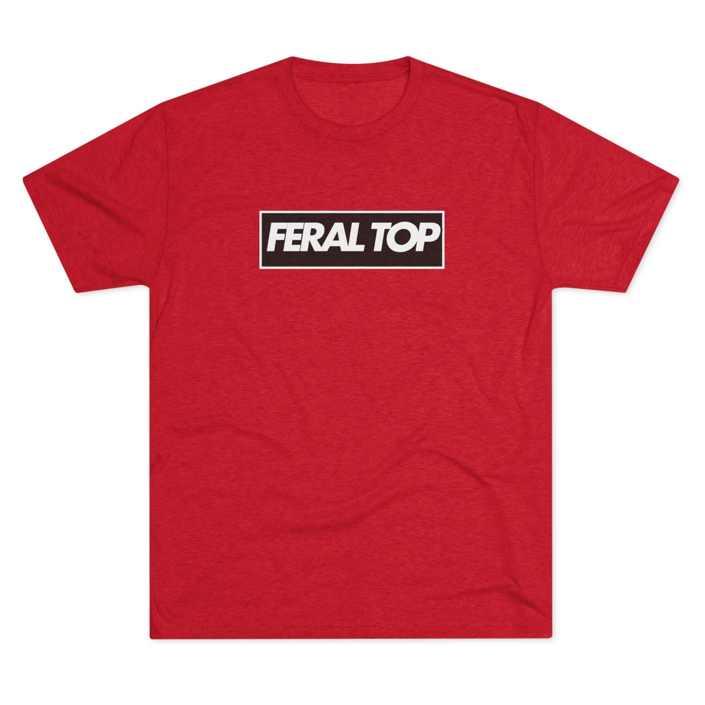Feral Top Unisex Tri-Blend Crew Tee