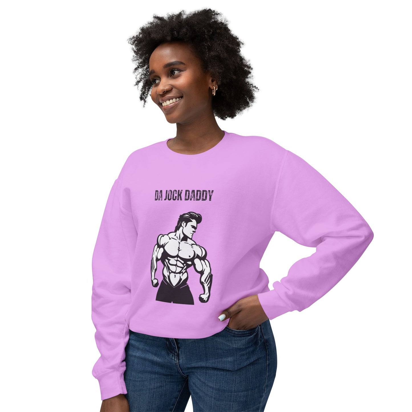 Da Jock Daddy Unisex Lightweight Crewneck Sweatshirt