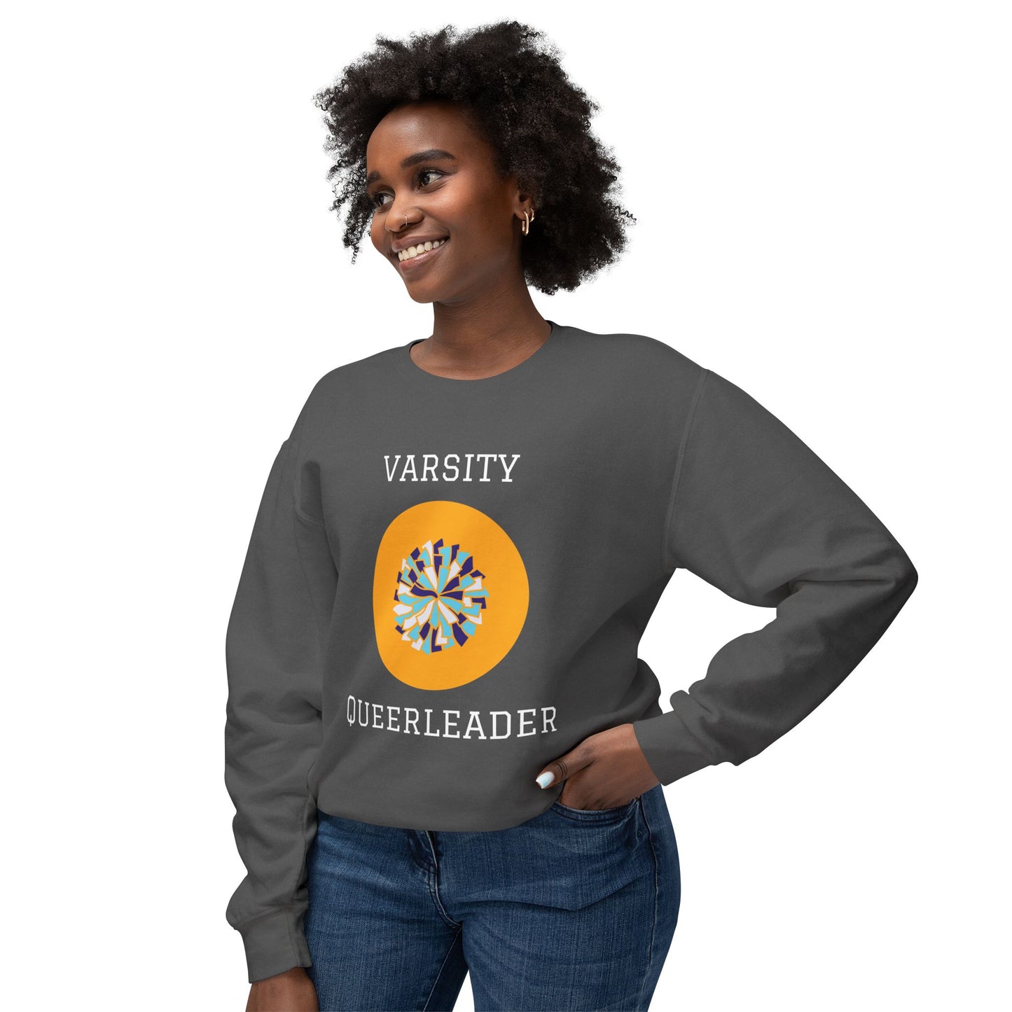 Varsity Queerleader Lightweight Crewneck Sweatshirt