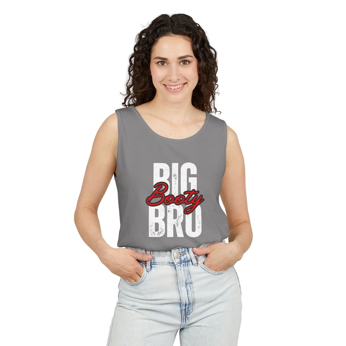 Big Booty Unisex Garment-Dyed Tank Top