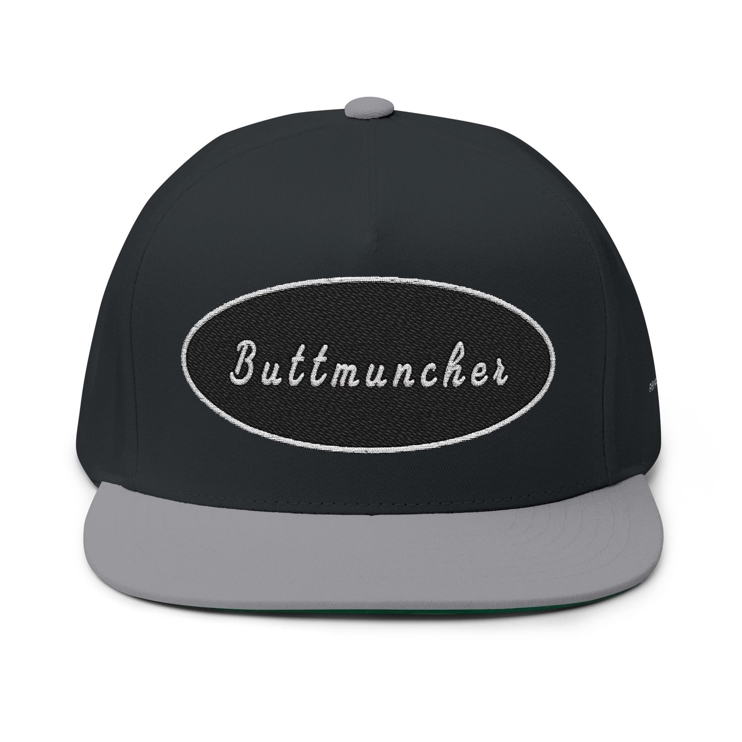 Buttmuncher  Flat Bill Cap (Embroidery)