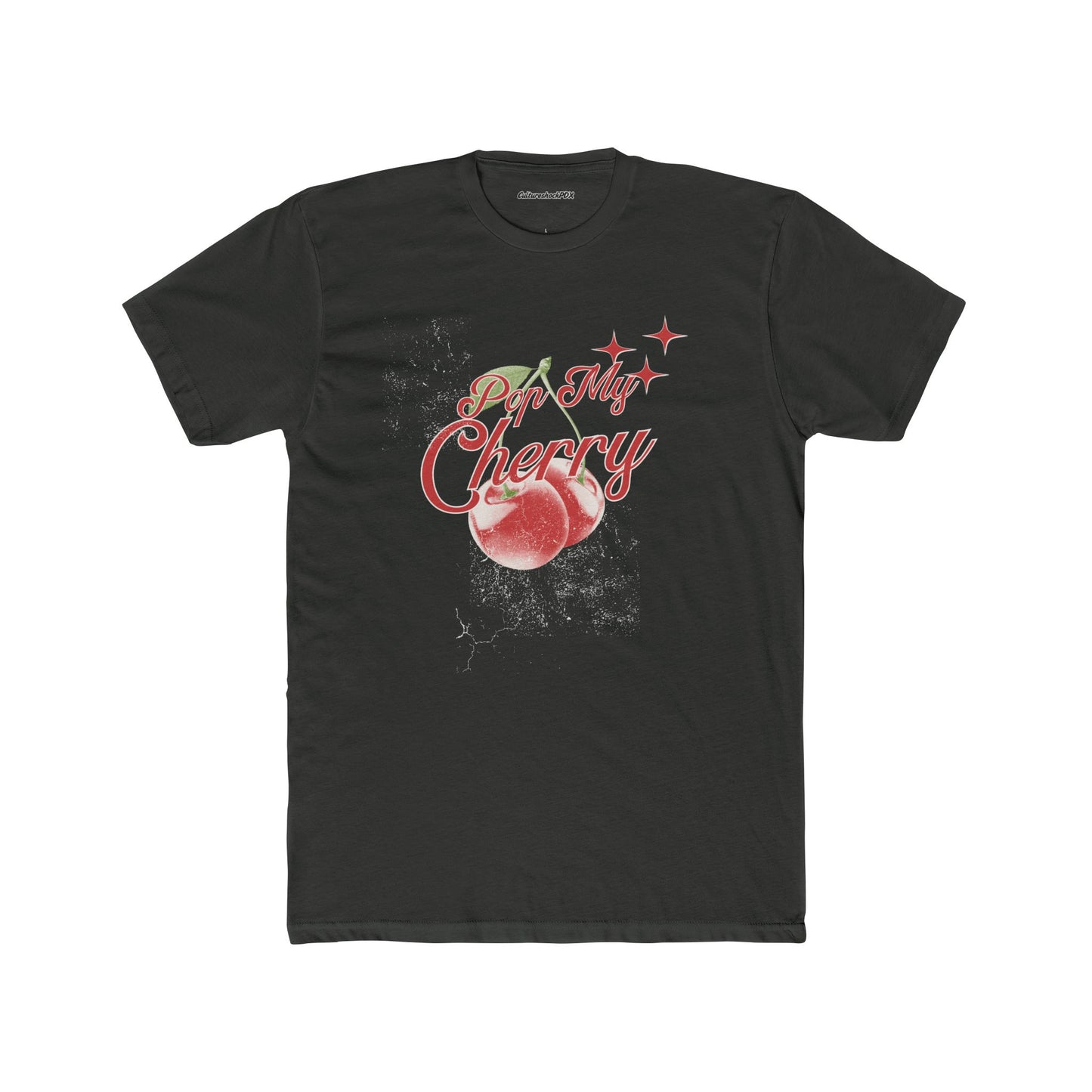 Pop My Cherry Unisex Cotton Crew Tee