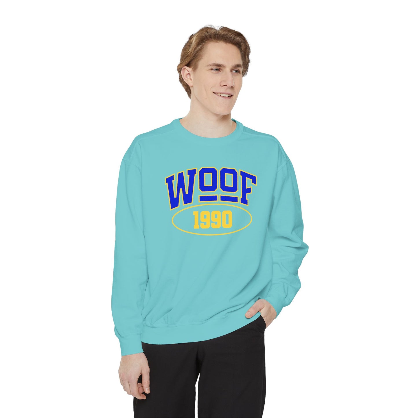 Woof 1990 Unisex Garment-Dyed Sweatshirt