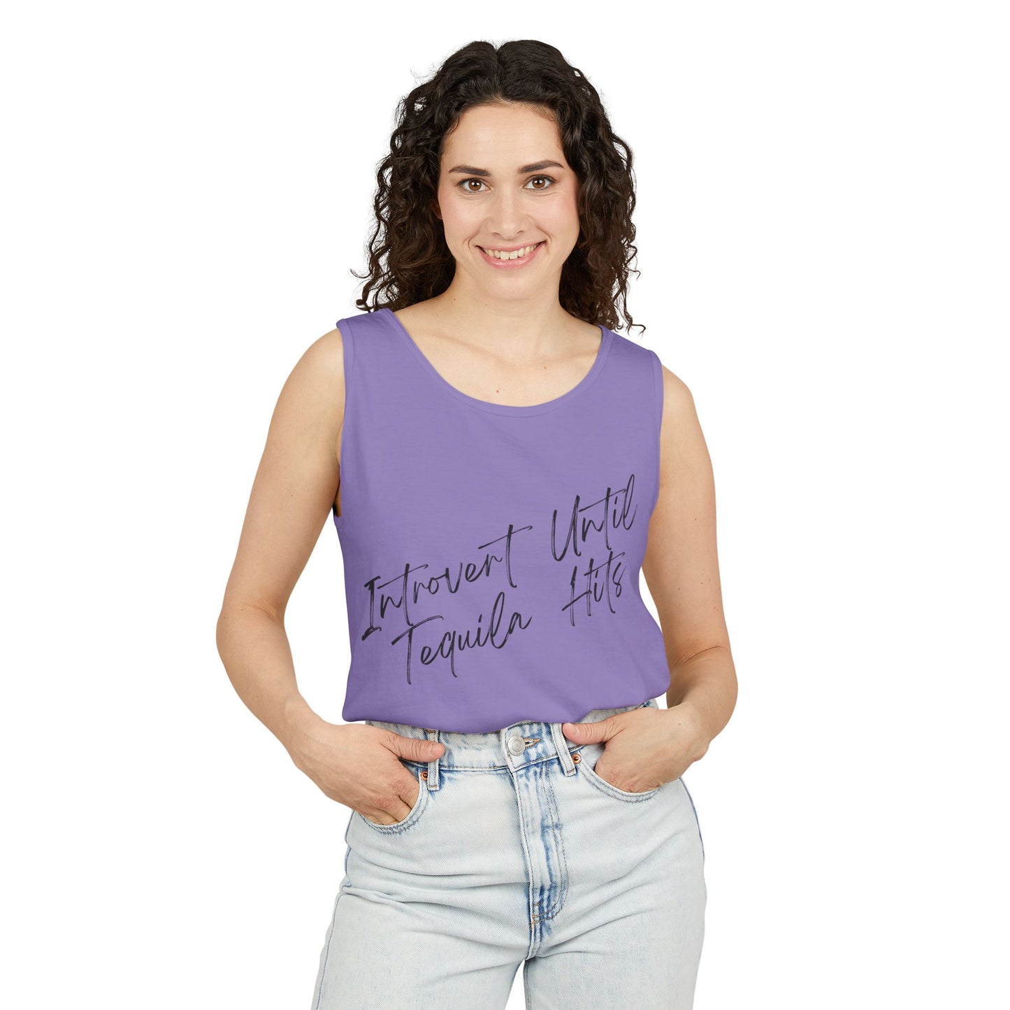Introvert Until Garment-Dyed Tank Top