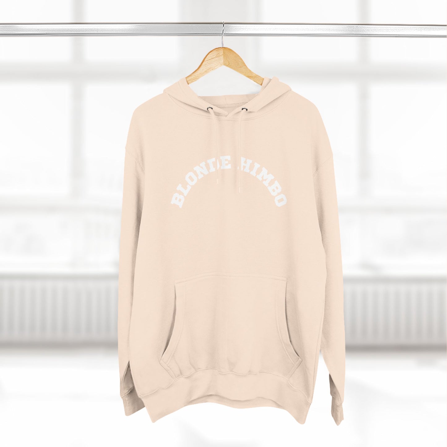 Blonde Himbo Three-Panel Fleece Hoodie