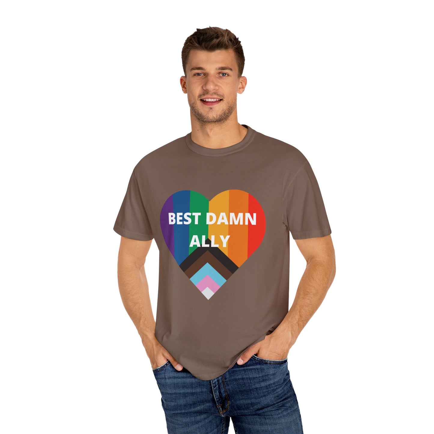Best Damn Ally Unisex Garment-Dyed T-shirt