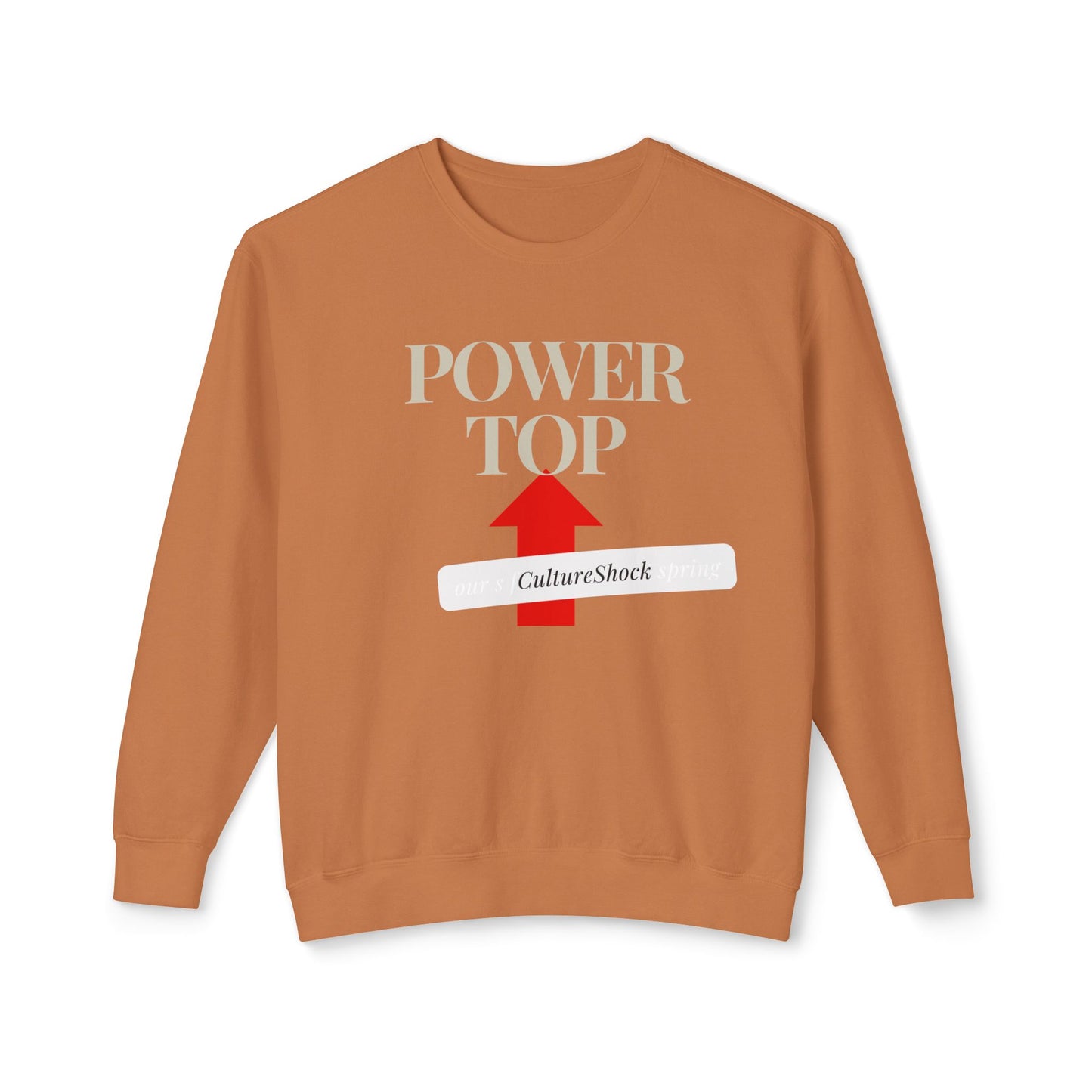 Power Top Unisex Lightweight Crewneck Sweatshirt